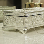 Personalised Classic Antique Silver Plated Jewellery Box4