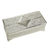 Personalised Classic Antique Silver Plated Jewellery Box5