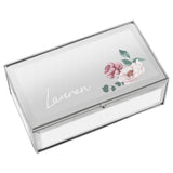 Personalised Floral Mirrored Jewellery Box5