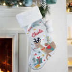 Personalised Reindeer Christmas Stocking2