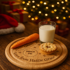 Personalised Christmas Eve Mince Pie Board