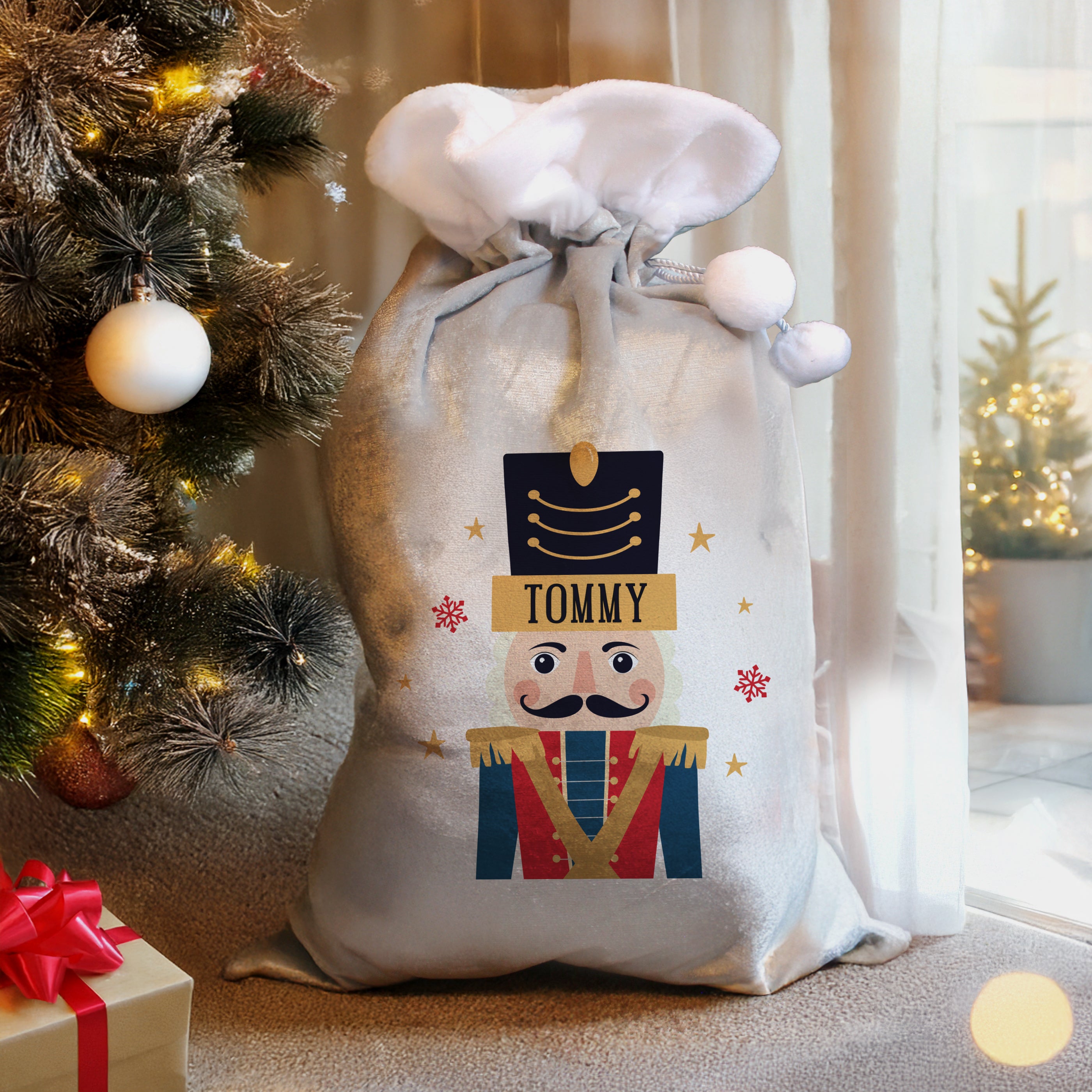 Personalised Nutcracker Christmas Sack1