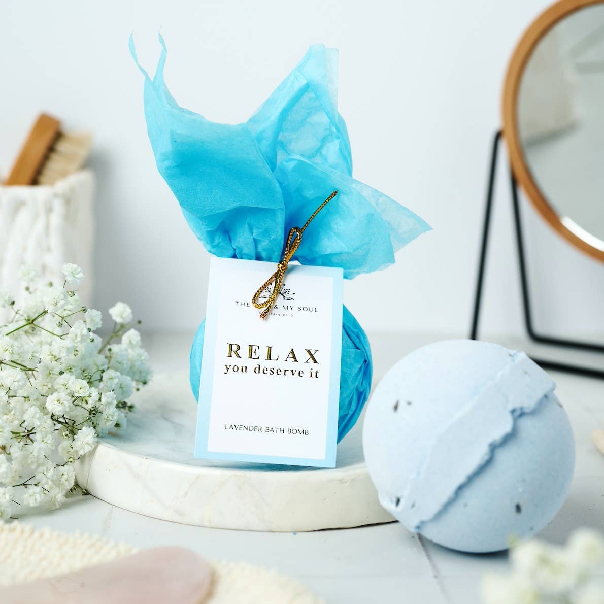 Relax Lavender Bath Bomb Gift