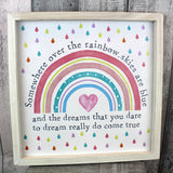 Rainbow Wall Framed Plaque