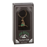Keychain in packaging with 'Bad Witch Social Club' branding
