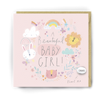 Baby Girl Magic Bean Card