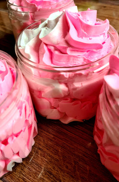 Berry Prosecco Shower Fluff/Whipped Soap