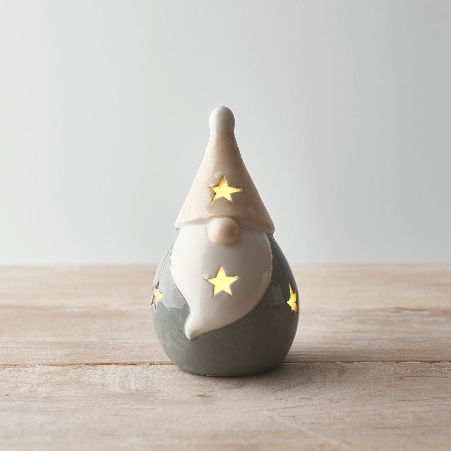 Ceramic T-Light Christmas Gonk