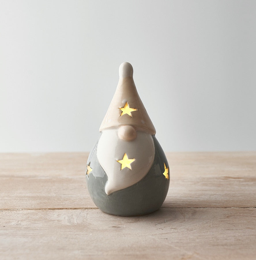 Ceramic T-Light Christmas Gonk