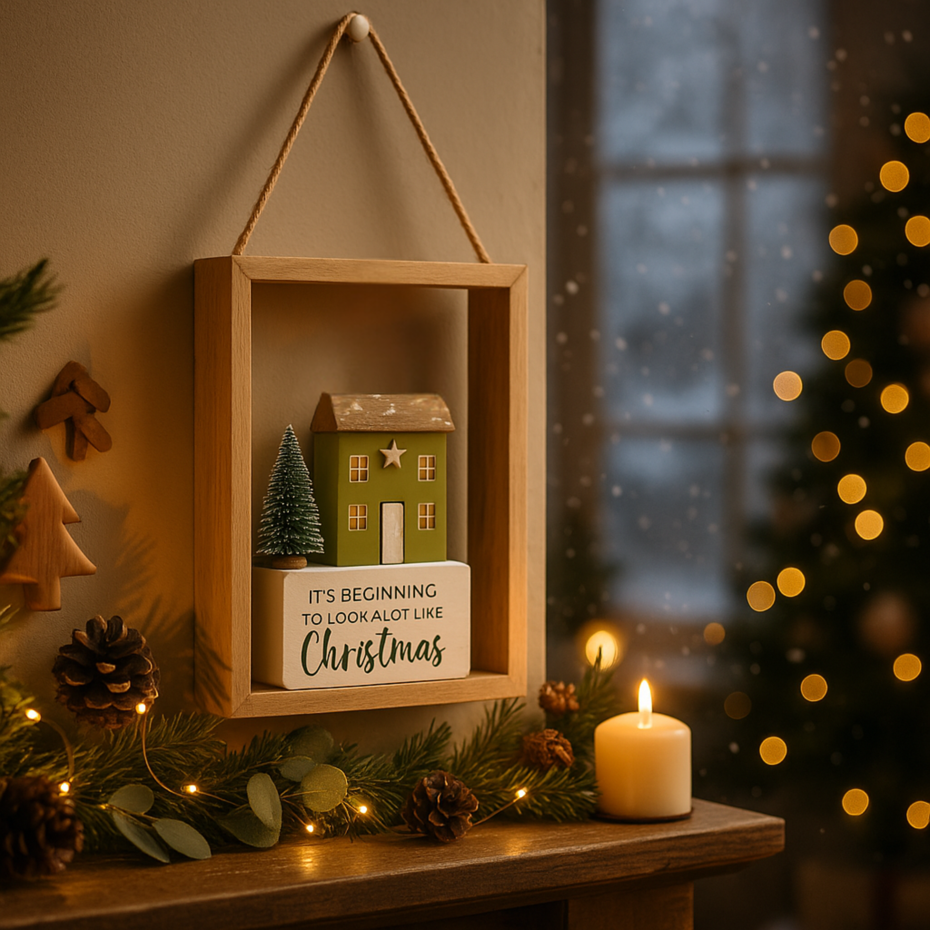 Christmas House Hanging Decoration1
