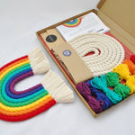 DIY Bright & Bold Large Macrame Rainbow Craft Kit