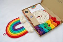 DIY Bright & Bold Large Macrame Rainbow Craft Kit