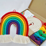 DIY Bright & Bold Large Macrame Rainbow Craft Kit4