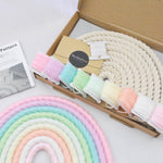 DIY Pastel Spring XL Macrame Rainbow Craft Kit4