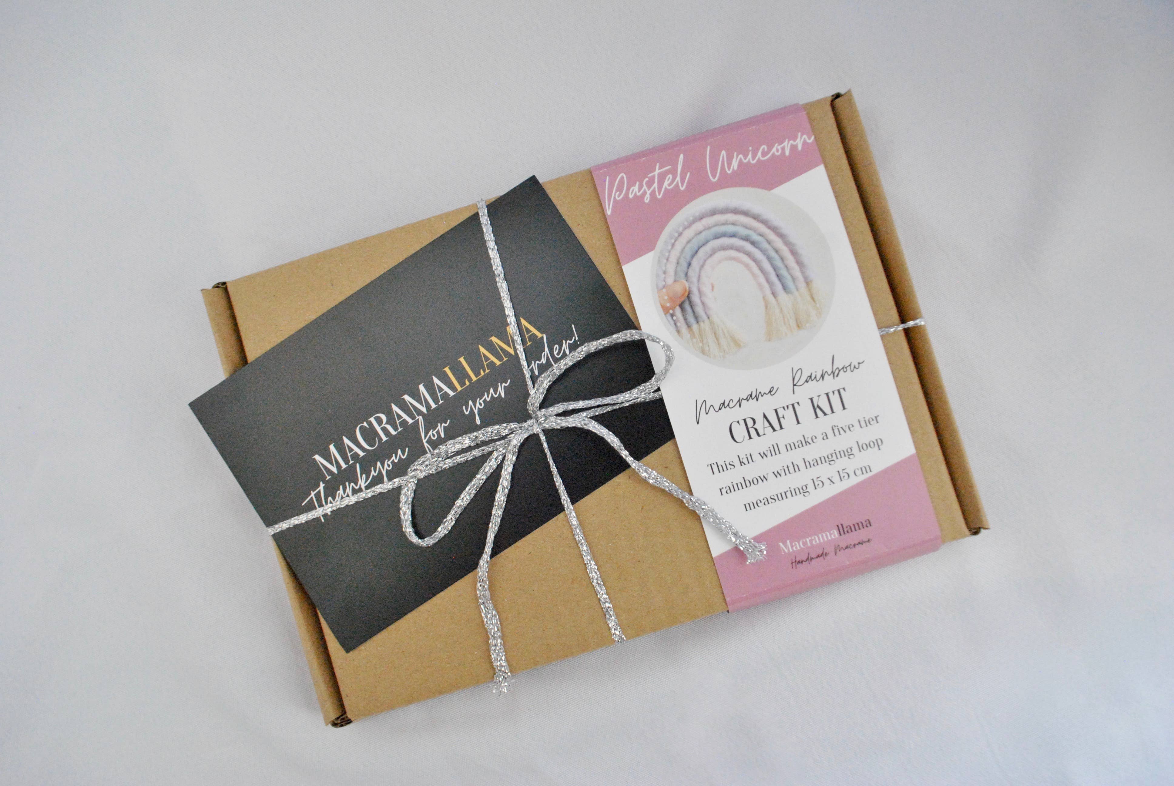 DIY Pastel Unicorn Macrame Rainbow Craft Kit3