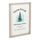 Farm Fresh Christmas Trees Framed Wall Art Print