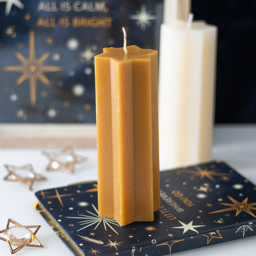 Gold Pillar candle