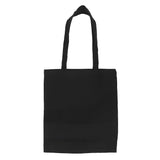 Black tote bag on a white background