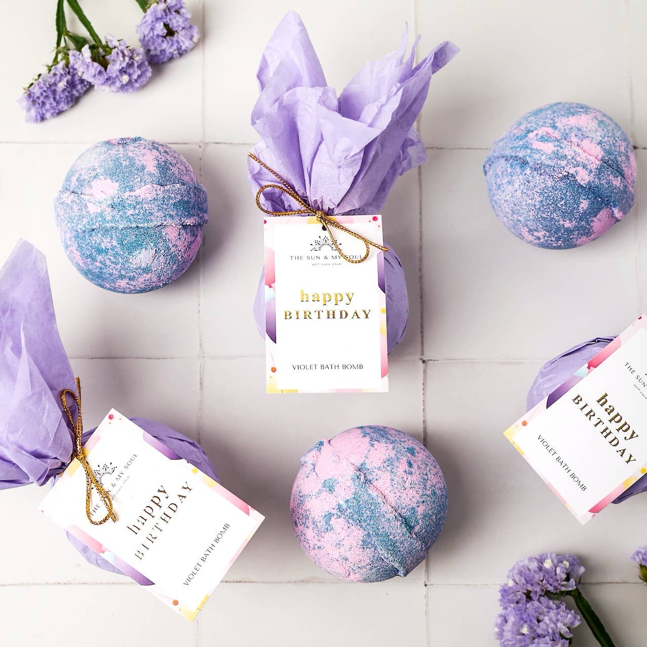 Happy Birthday Bath Bomb Gift2