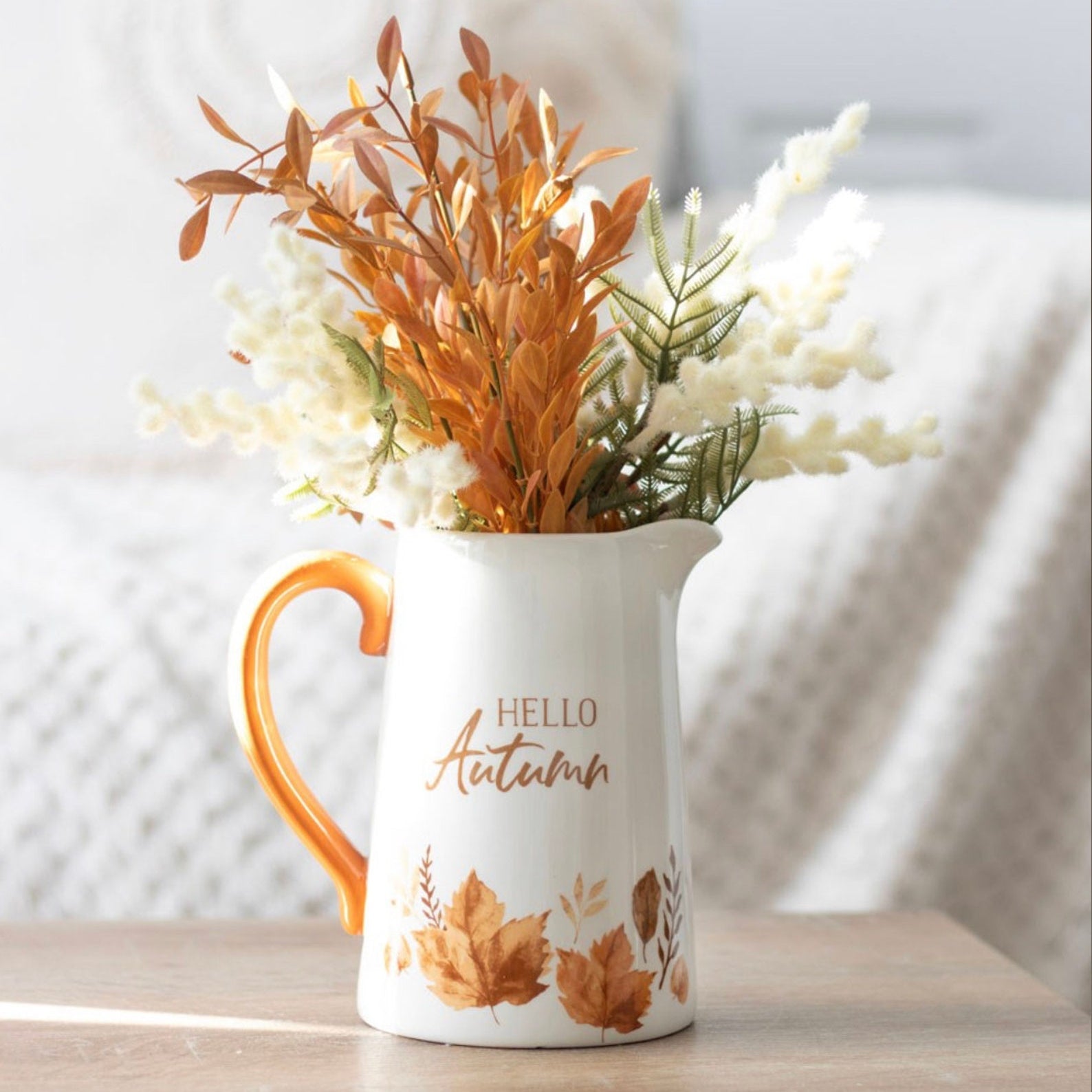 Hello Autumn Ceramic Flower Jug