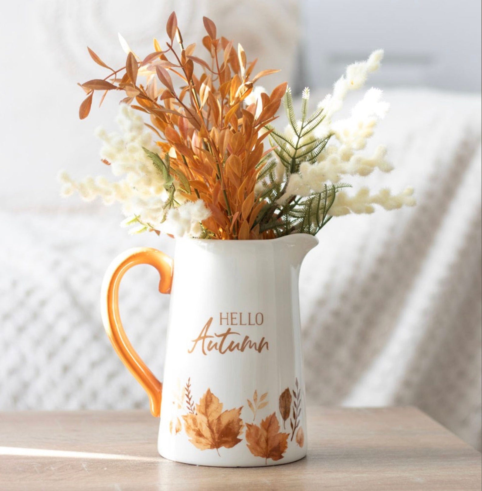 Hello Autumn Ceramic Flower Jug