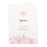 I Love you Rose Quartz Heart Greeting Card3