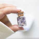 Jar of Calm Amethyst Crystals in a Matchbox6