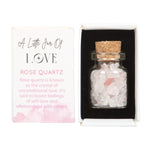 Jar of Love Rose Quartz Crystal in a Matchbox5
