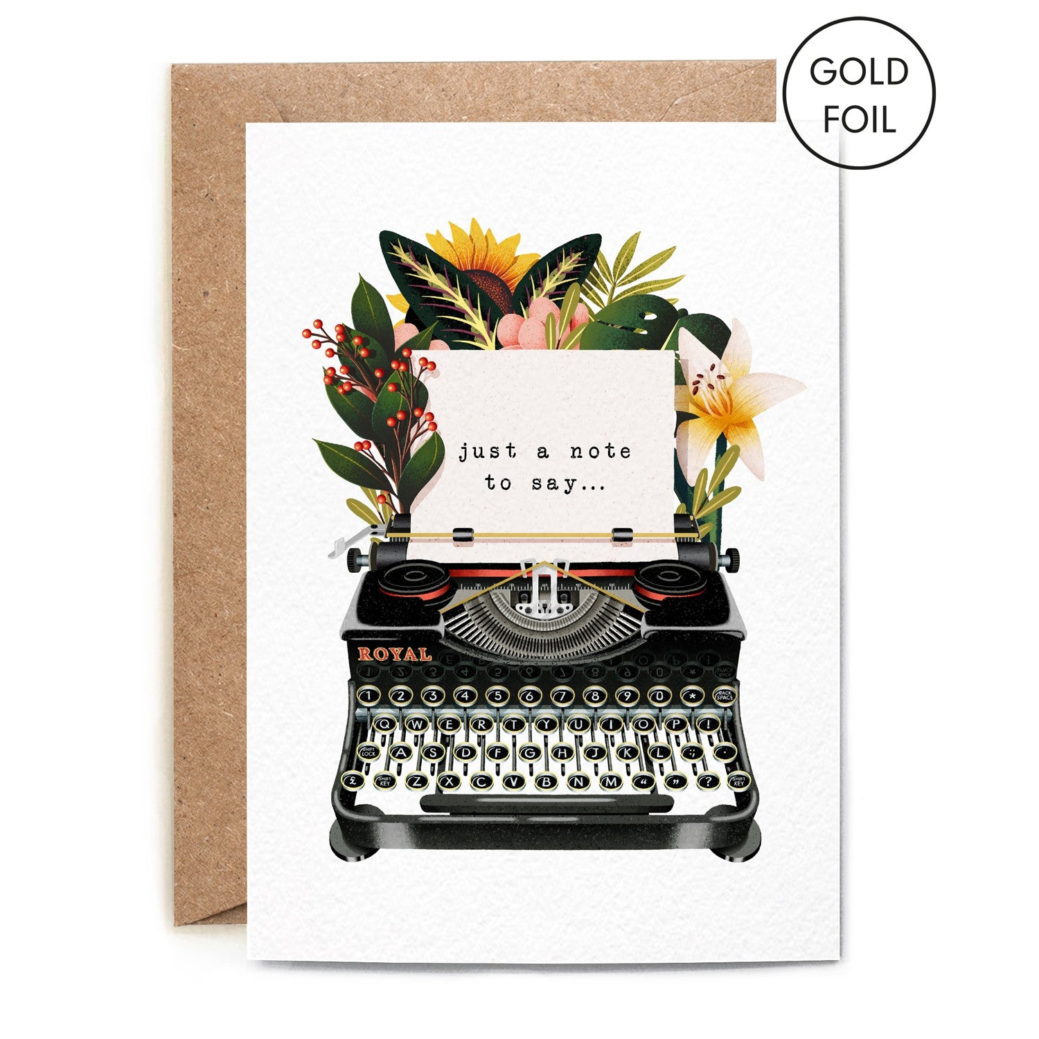 Just A Note To Say Sympathy Card2