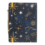 A notebook from the Starry Night Collection with text ' Leave a little sparkle wherever you go' 