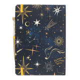 A notebook from the Starry Night Collection with text ' Leave a little sparkle wherever you go' 