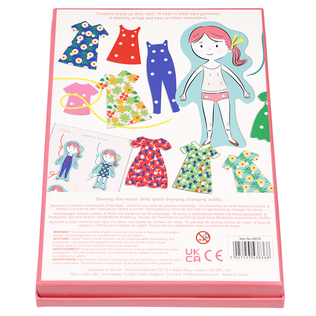Learn to Stitch dress-up Dolly Kit4