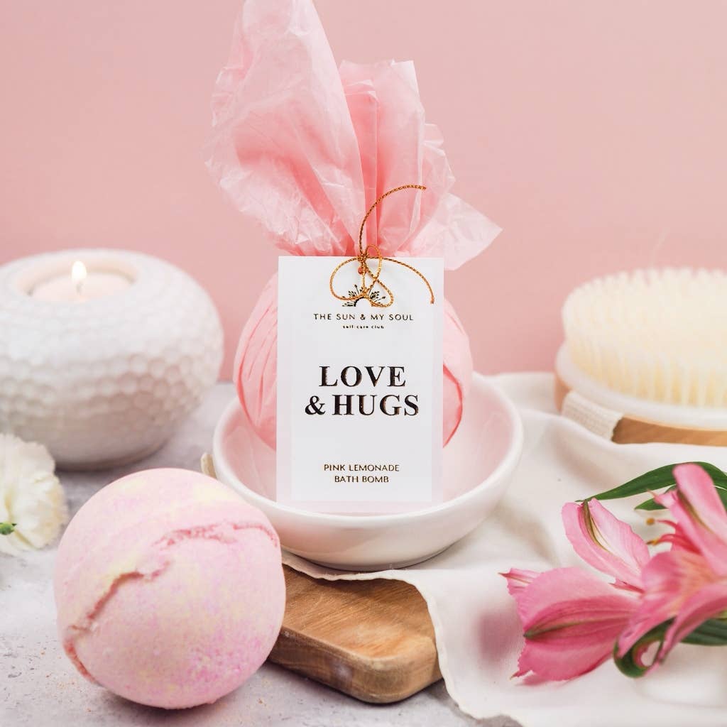 Love & Hugs Heartfelt Bath Bomb⎜Citrus Luxury Bath Bomb