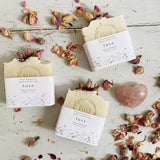 Love Soap - Rose Geranium with Rose Buds3