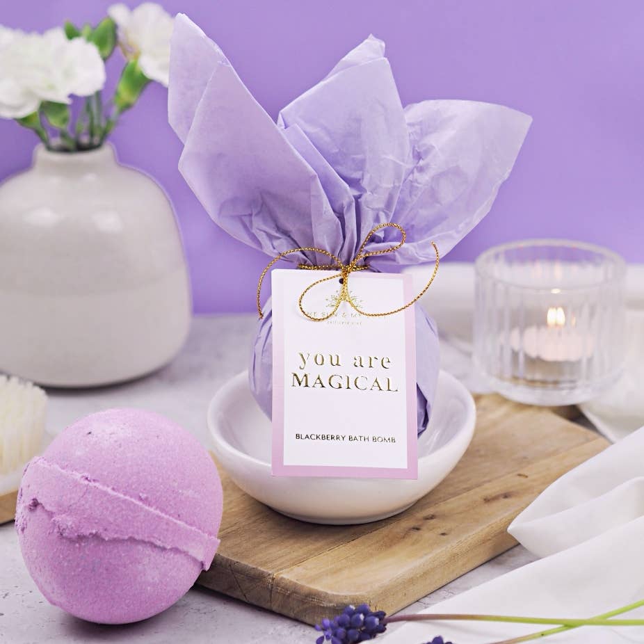 Magical Blackberry Bath Bomb⎜Relaxing Luxury Bath Bomb