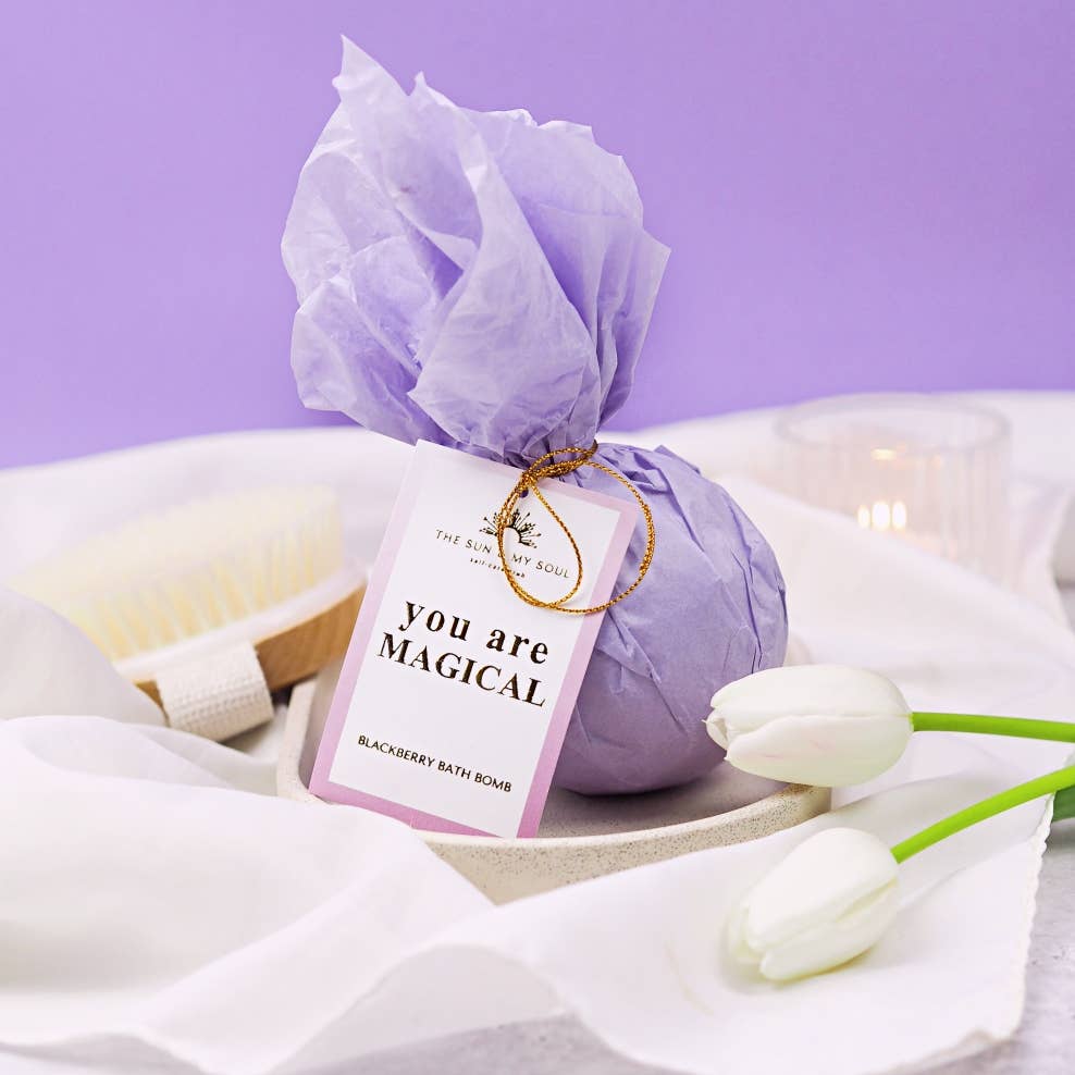 Magical Blackberry Bath Bomb⎜Relaxing Luxury Bath Bomb3