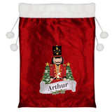 Personalised Nutcracker Red Luxury Sack