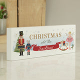 Personalised Nutcracker Wooden Block Sign