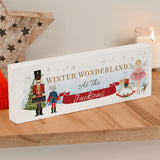 Personalised Nutcracker Wooden Block Sign