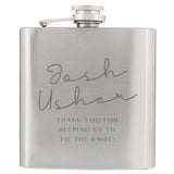 Personalised 'Any Message' Hip Flask