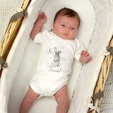 Personalised Baby Bunny Baby Vest