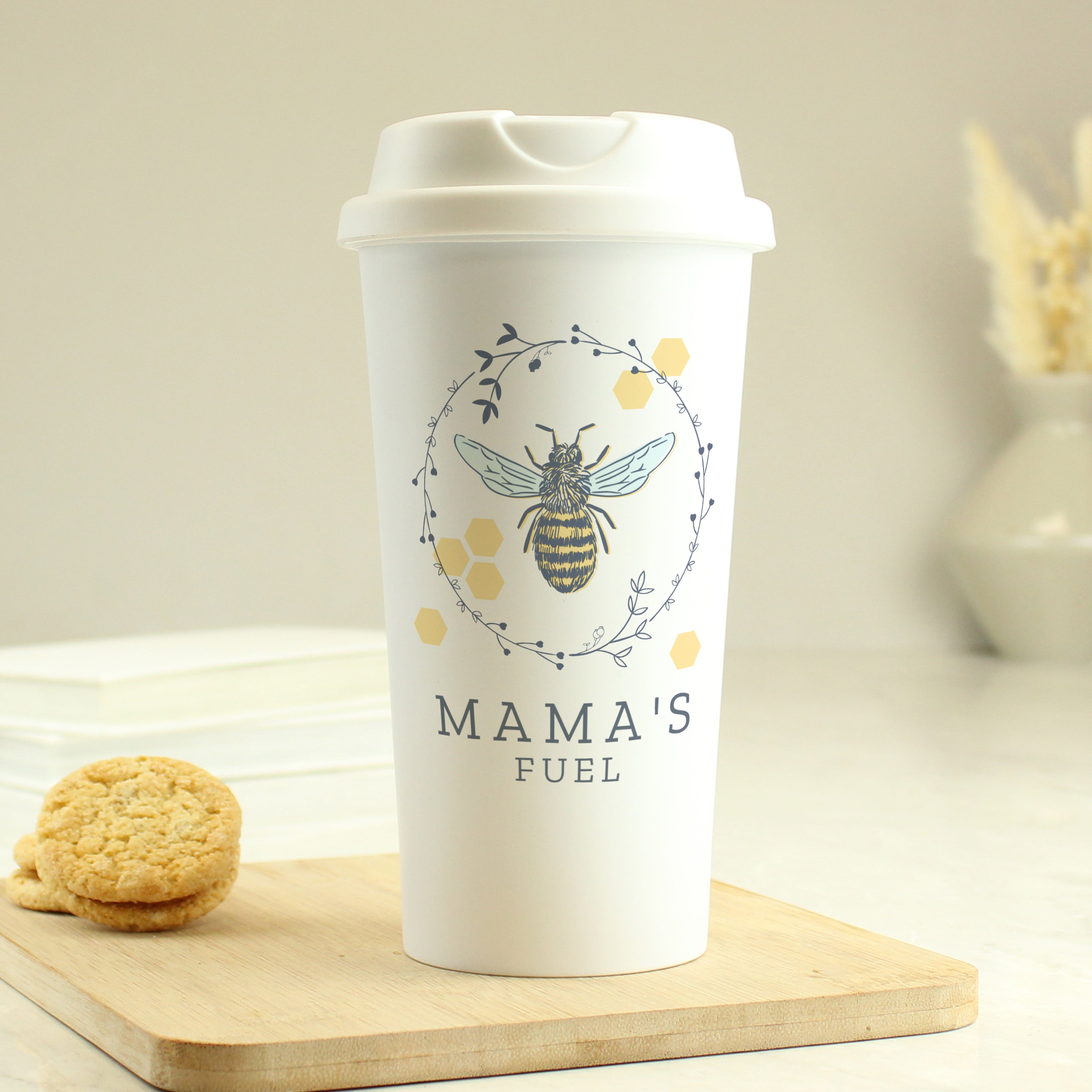 Personalised Bee Insulated Travel Cup2