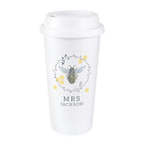 Personalised Bee Insulated Travel Cup4