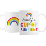 Personalised Rainbows & Sunshine Mug