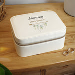 PersonalisedBotanicalTravelJewelleryBox