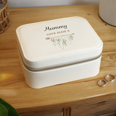PersonalisedBotanicalTravelJewelleryBox