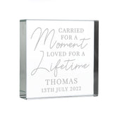 Personalised Carried for a Moment Crystal Token