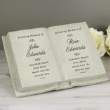 Personalised Couples In Loving Memory Resin Book