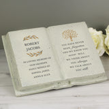 Personalised Family Tree Memorial Resin Book