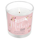 Personalised Floral Bouquet Mother's Day Jar Candle